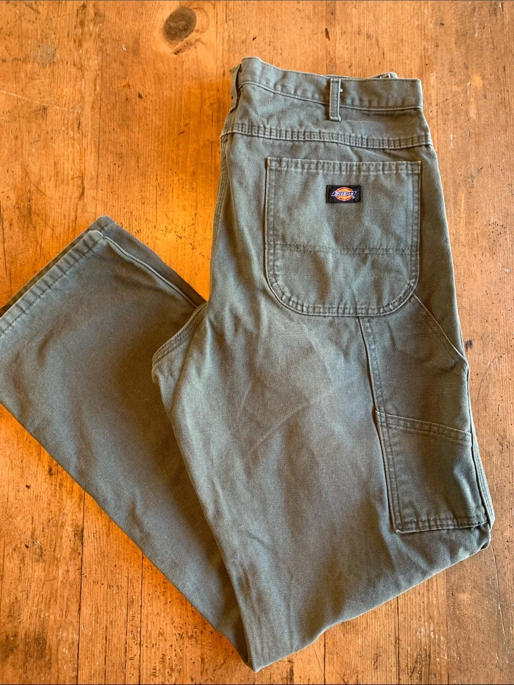 Dickies Men's Olive Green Workwear Chinos